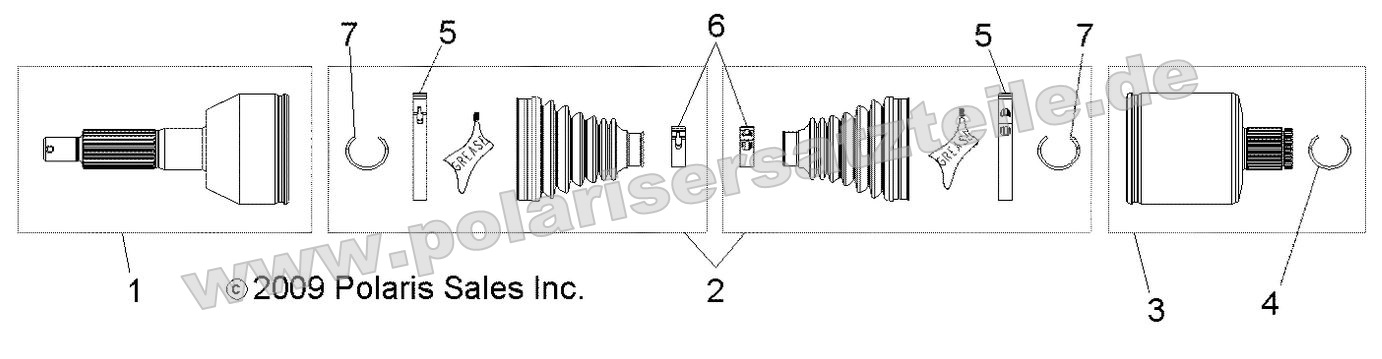 Drive Train, Rear Drive Shaft