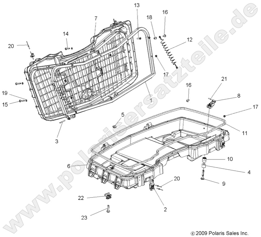 BODY, FRONT CARGO BOX BODY, FRONT CARGO BOX