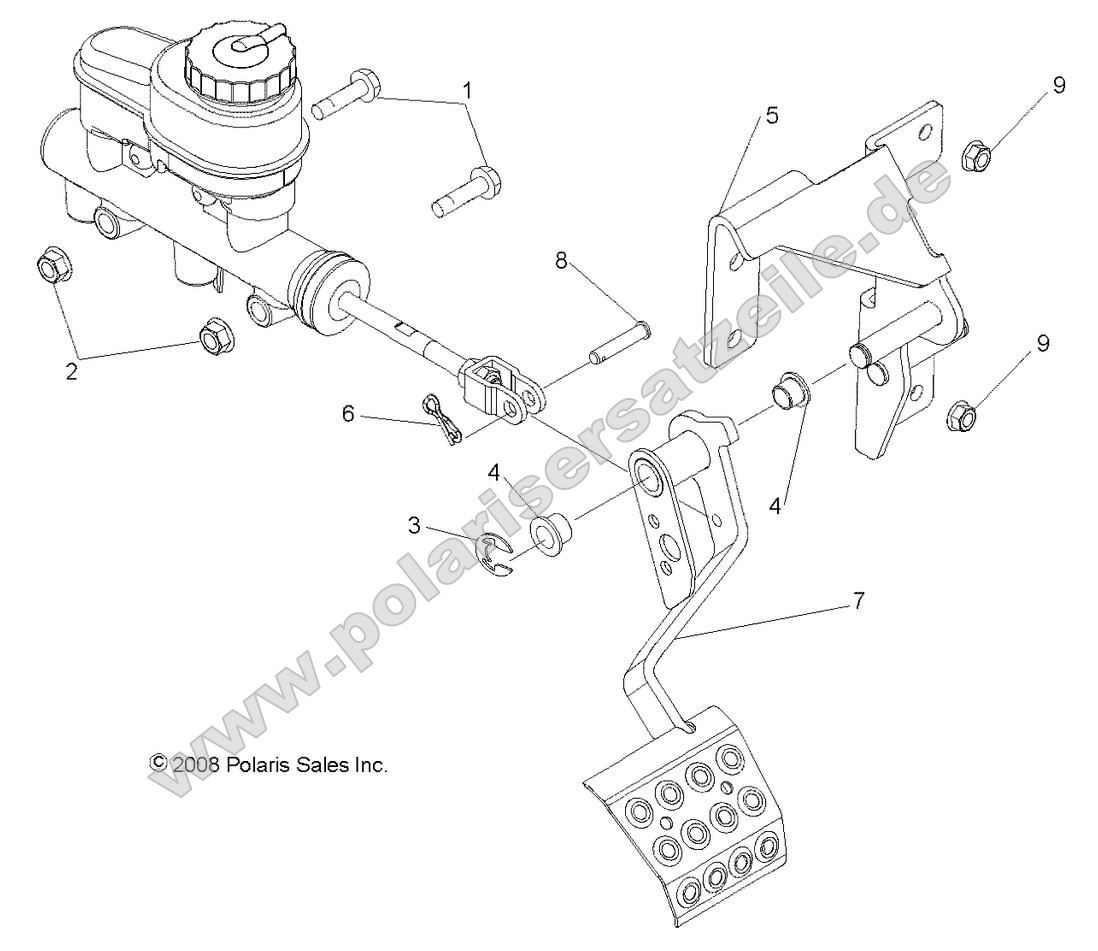 Brakes, Pedal and Master Cylinder Mounting Brakes, Pedal and Master Cylinder Mounting