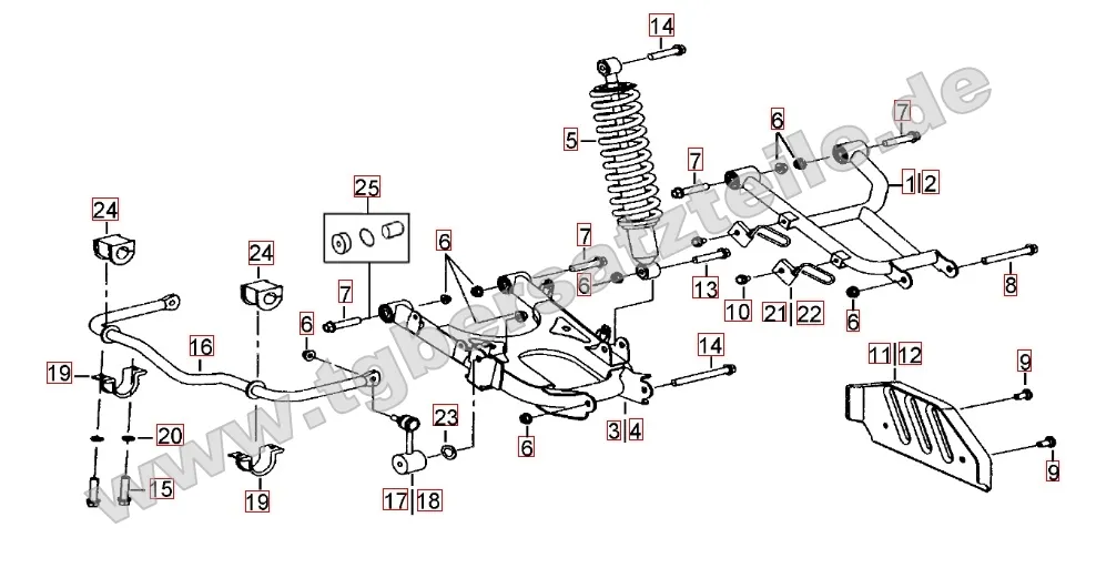 Federbein hinten Federbein hinten