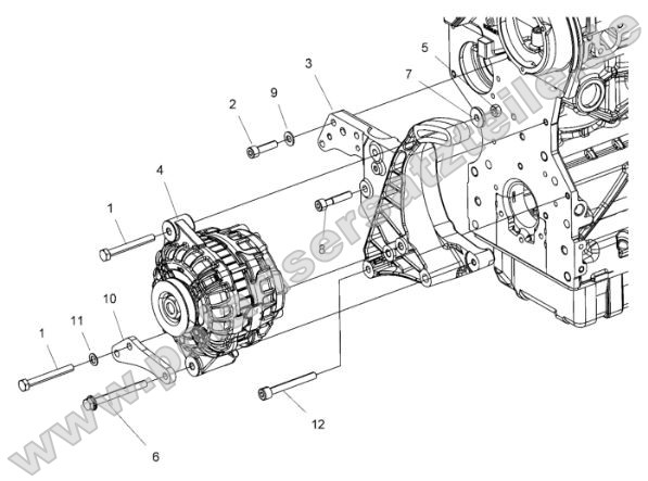 Engine, Alternator Engine, Alternator