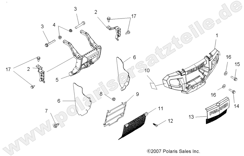 BODY, FRONT BUMPER and MOUNTING BODY, FRONT BUMPER and MOUNTING