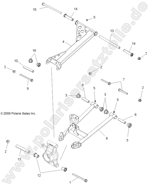 SUSPENSION, REAR SUSPENSION, REAR