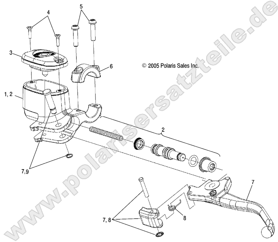 MASTER CYLINDER, LH MASTER CYLINDER, LH