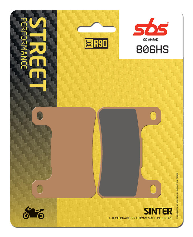 SBS_806_HS SBS Bremsbeläge HS Street Sintermetall ABE - 806HS