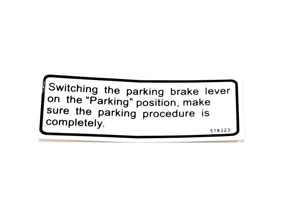 TGB LABEL, PARKING - 518323