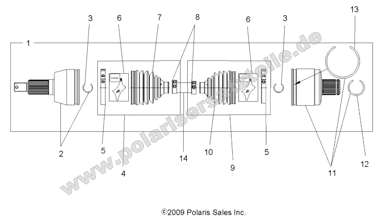 Drive Train, Drive Shaft, Rear Drive Train, Drive Shaft, Rear