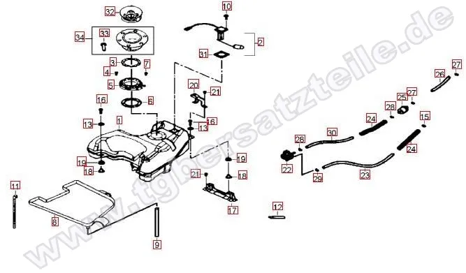 Benzintank ab FIN ...002323 Benzintank ab FIN ...002323