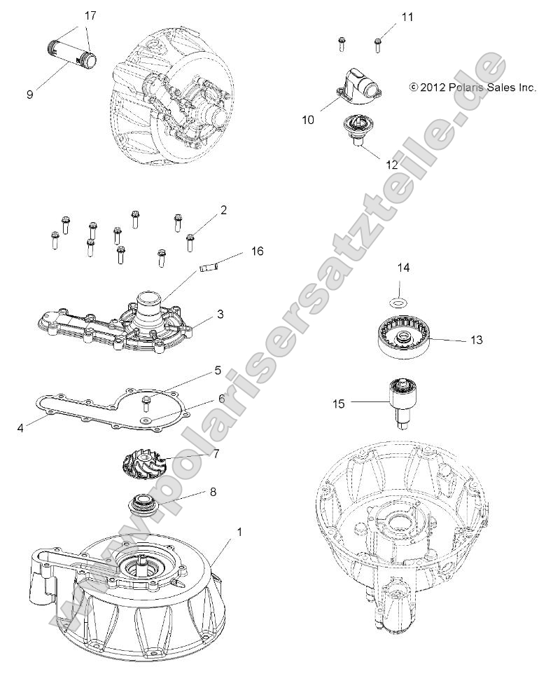 Engine, Cooling System and Water Pump Engine, Cooling System and Water Pump