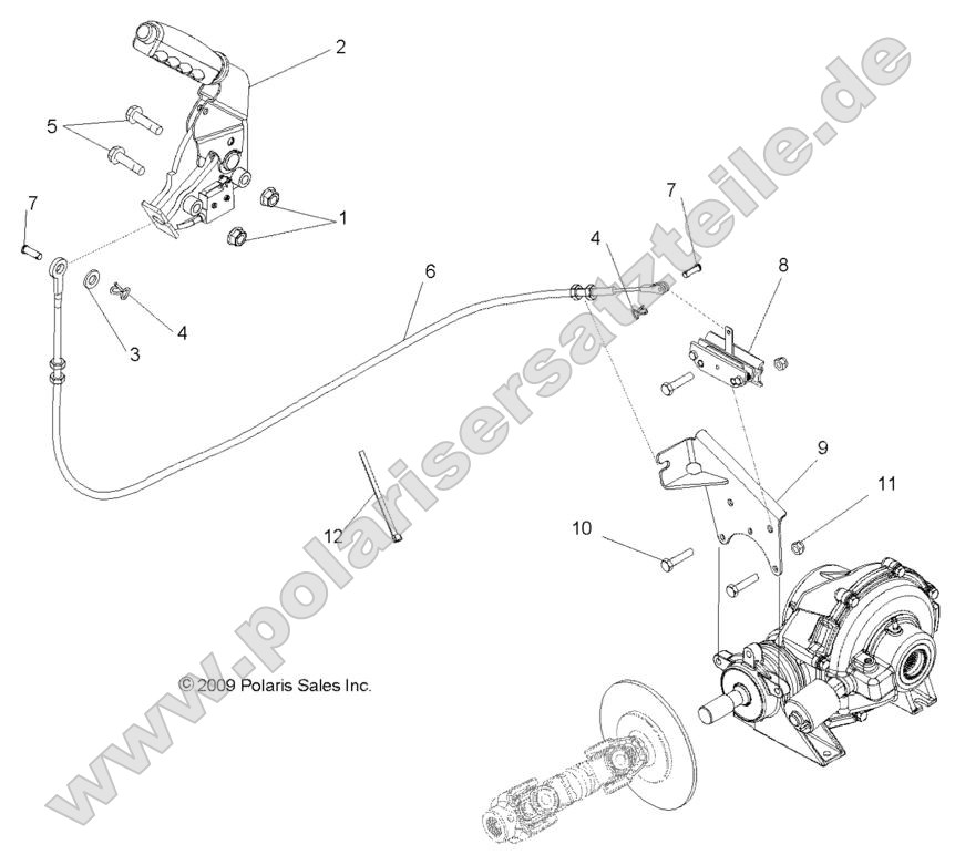 Brakes, Park Brake Asm.