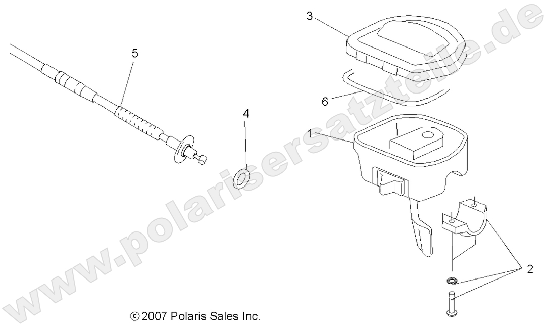 STEERING, CONTROLS, THROTTLE ASM. and CABLE