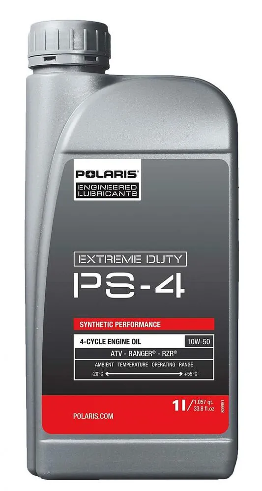 Polaris_PS4_Extreme_Duty_Motoroel_1_Liter_502122 Polaris Original PS-4 Extreme Duty Motoröl 10W-50 vollsynthetisch 4T 1 Liter