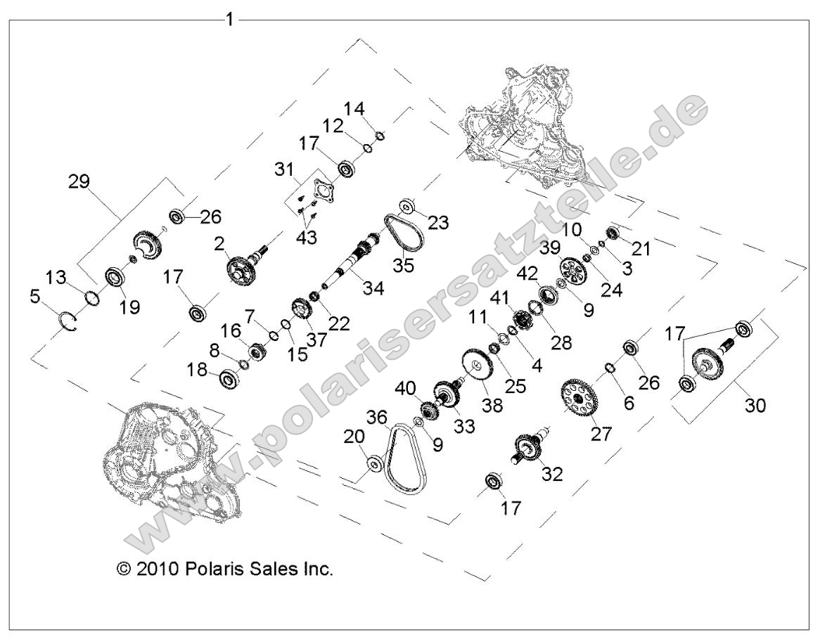 Drive Train, Main Gearcase Internals