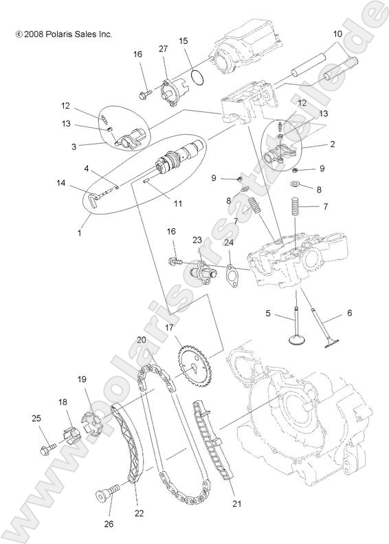 ENGINE, VALVES and CAMSHAFT ENGINE, VALVES and CAMSHAFT