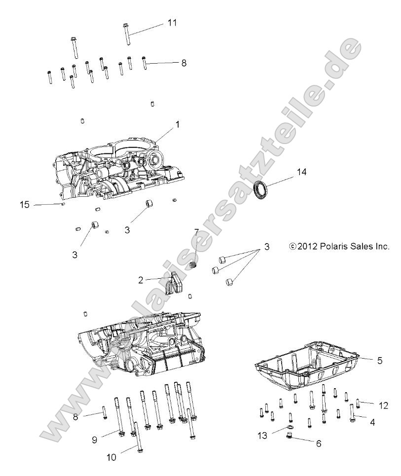 Engine, Crankcase Engine, Crankcase