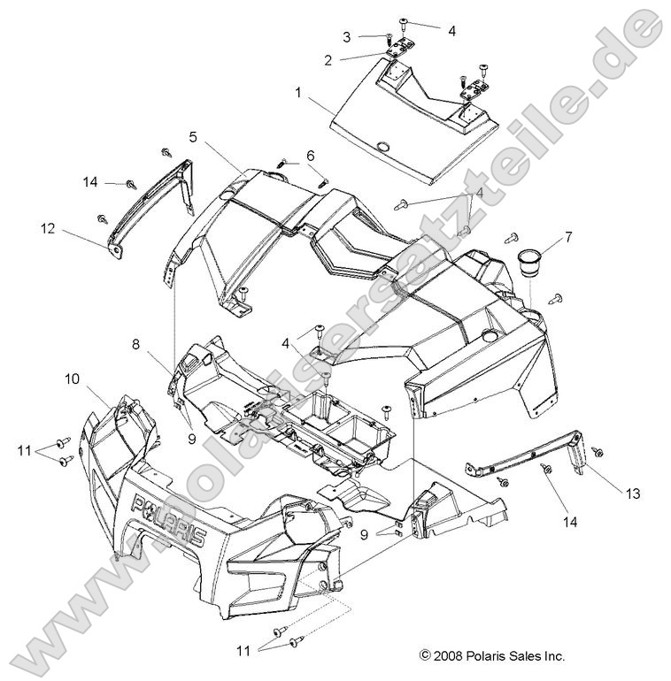 Body, Hood and Front Fascia