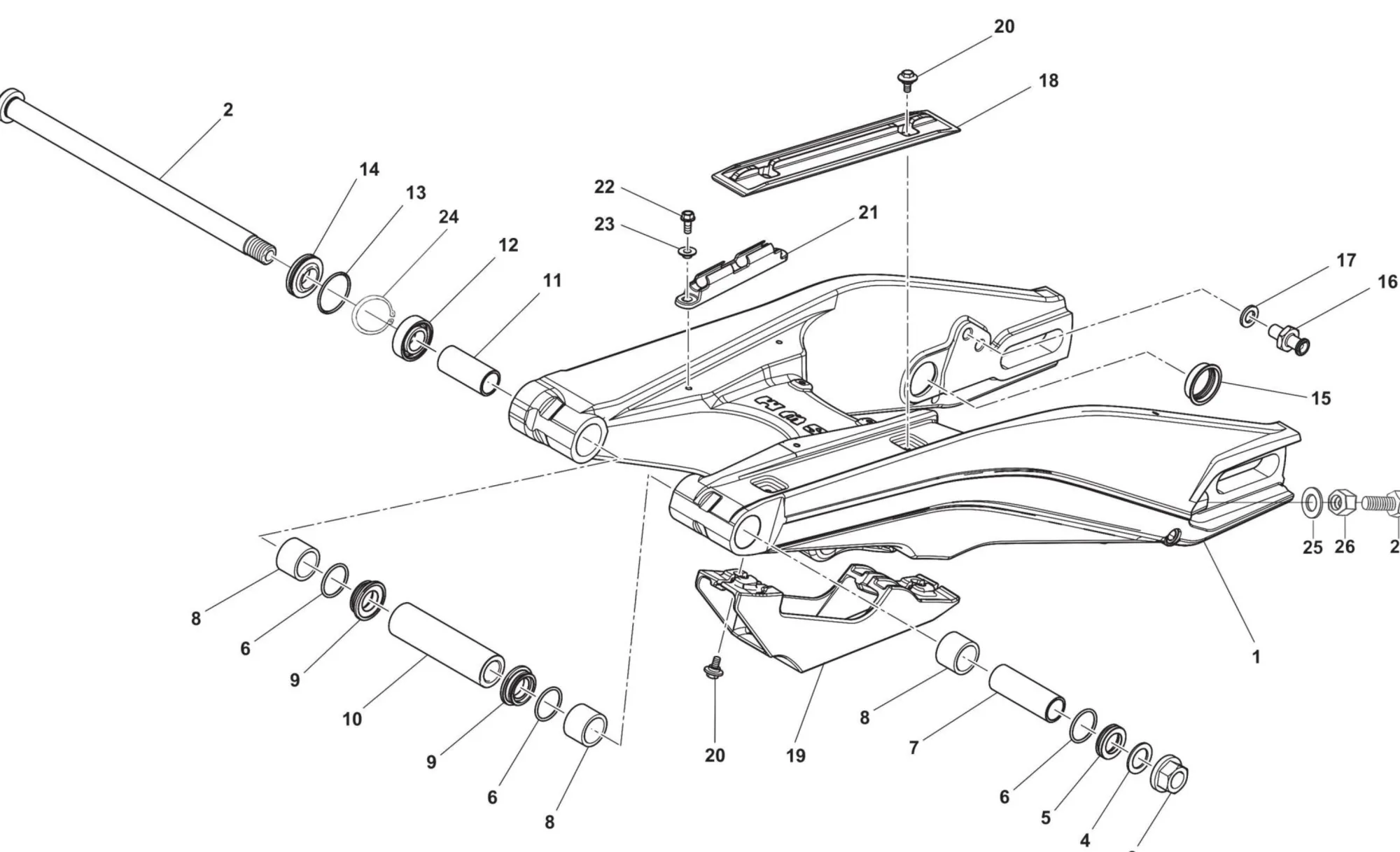 Hinterradschwinge Hinterradschwinge