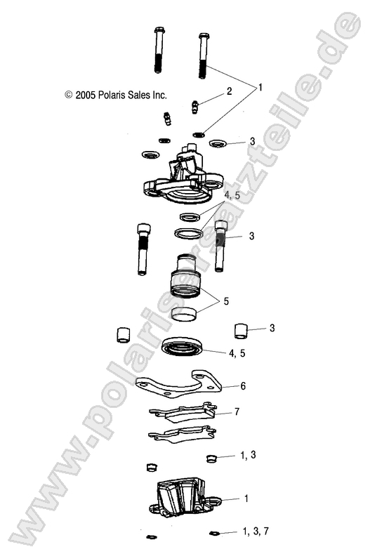 BRAKE, CALIPER, REAR