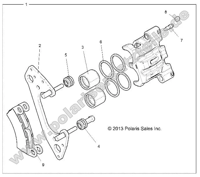 Brakes, Front Caliper Brakes, Front Caliper