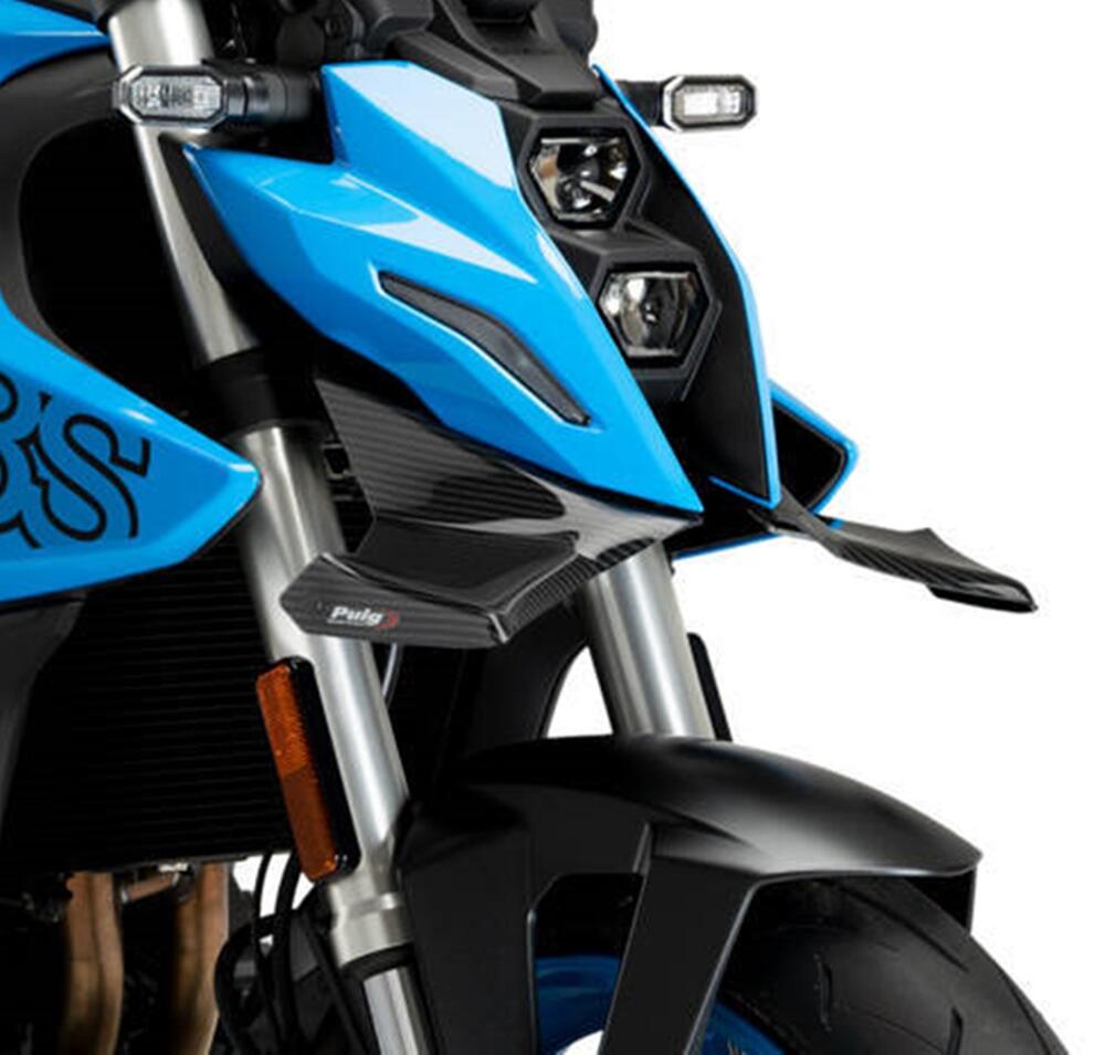 Puig Naked Front Downforce Spoiler - Carbon Design - Suzuki GSX 8S 2023- - 21704C