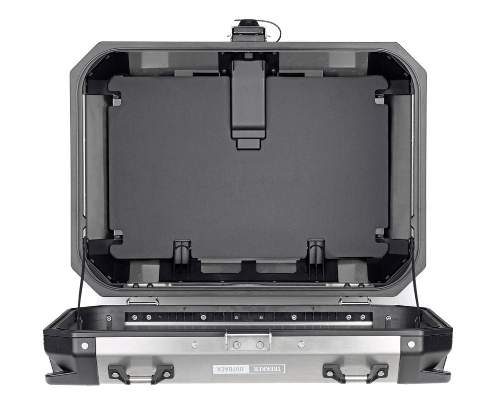 Givi Monokey Trekker Outback OBKN58A Alu Topcase - 58 Liter - silber