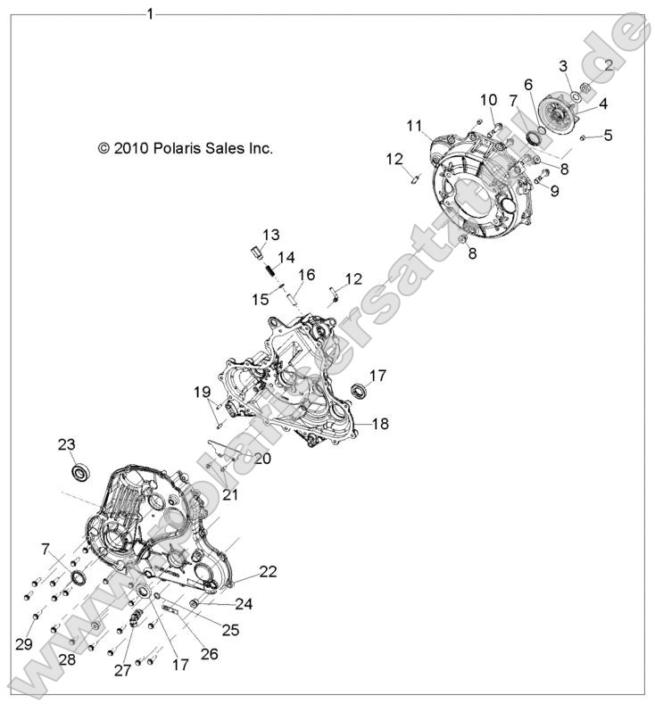 Drive Train, Main Gearcase