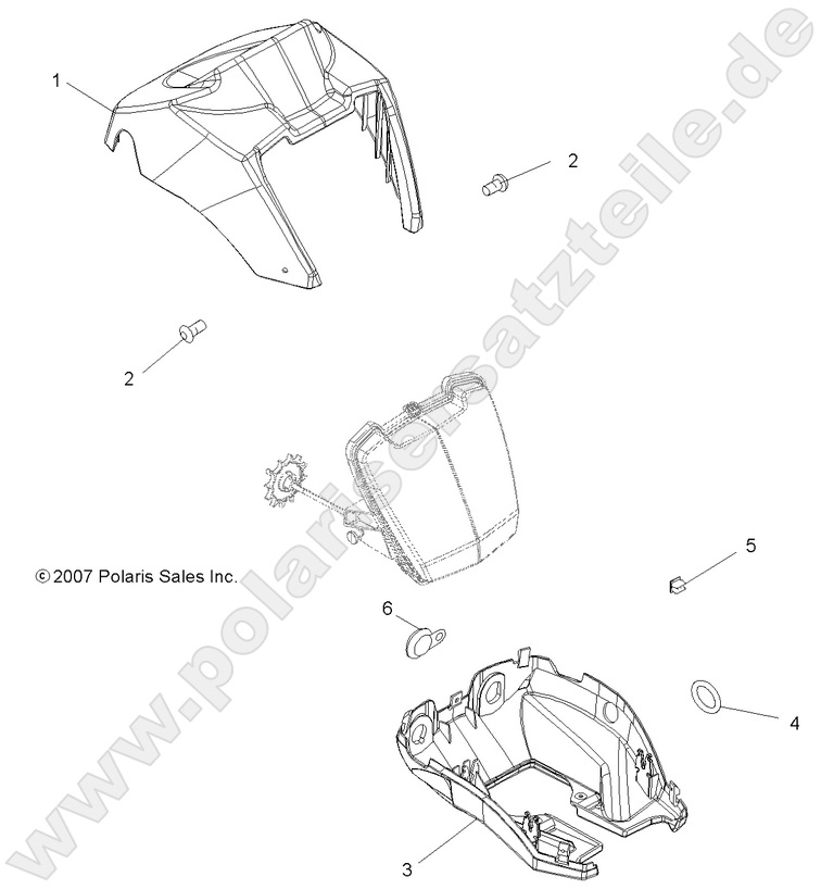 BODY, HEADLIGHT POD BODY, HEADLIGHT POD