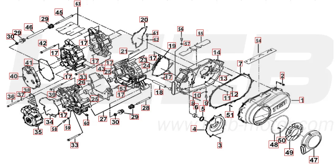 Motorgehäuse Motorgehäuse