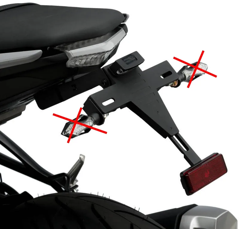 Puig Kennzeichenhalter Set - Yamaha MT 125 2020-21