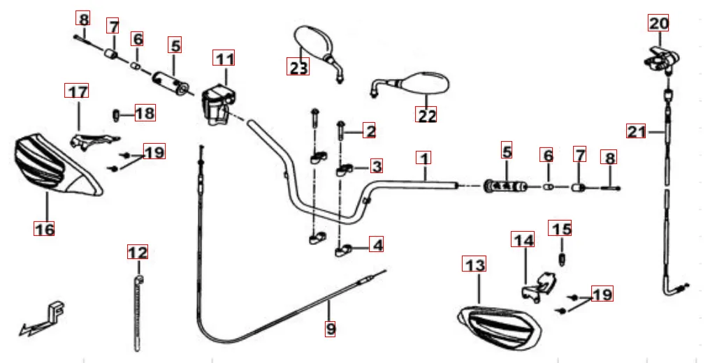 Lenker-Spiegel Lenker-Spiegel