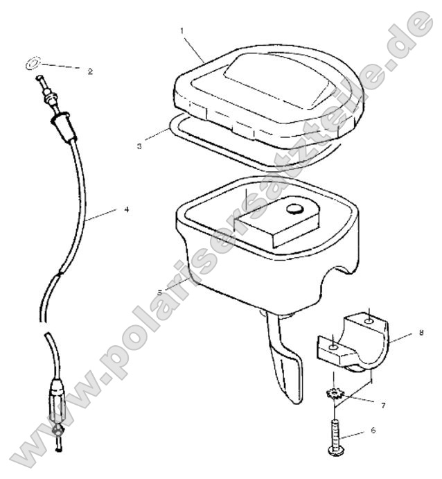 Controls - Throttle Asm./Cable