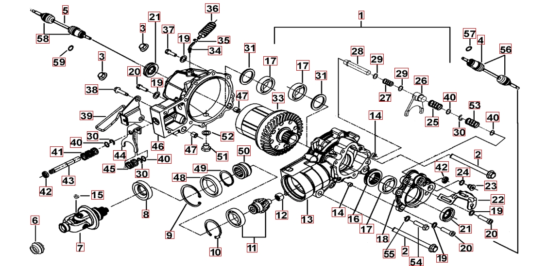 Lenksäule - Spurstange