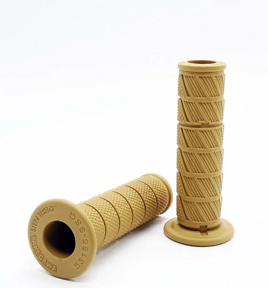 TMP Motorrad Scrambler - modern Classic Lenkergriffe hellbraun