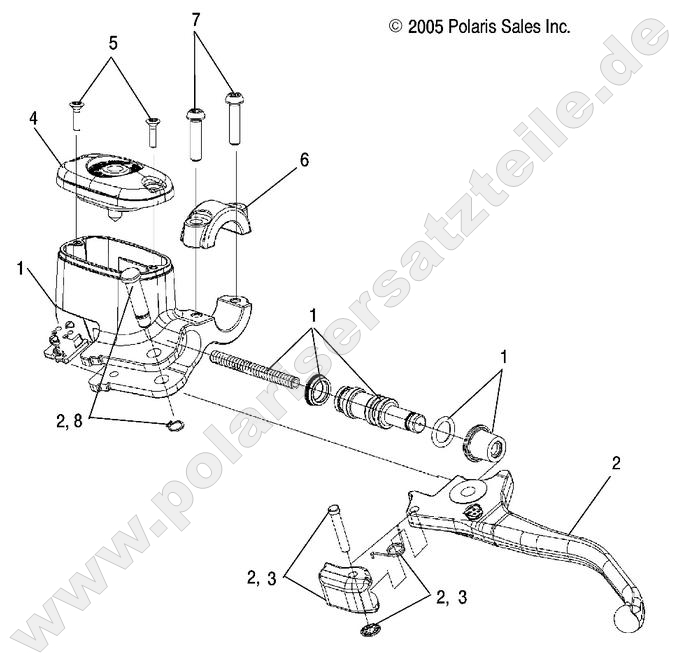 BRAKES, FRONT BRAKE LEVER and MASTER CYLINDER BRAKES, FRONT BRAKE LEVER and MASTER CYLINDER