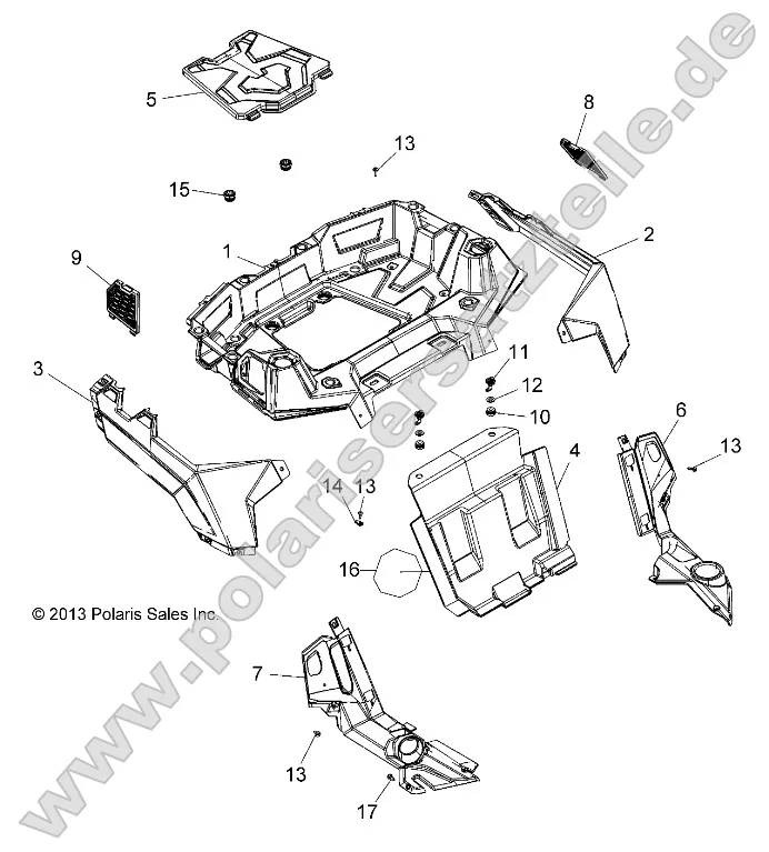 Body, Rear Rack and Fenders Body, Rear Rack and Fenders