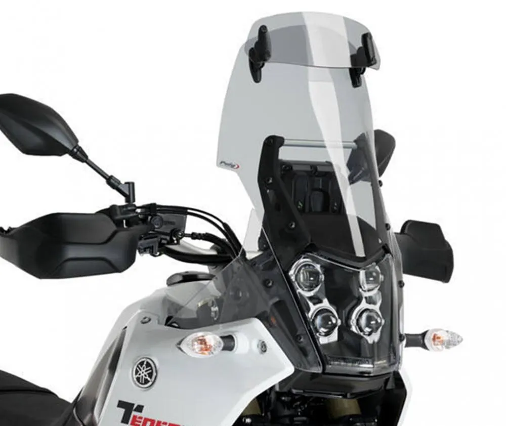 Puig Touren Verkleidungsscheibe + Spoiler Getönt - Yamaha XT 700 Z Tenere 2019-22