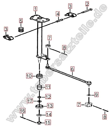 Lenksäule - Spurstange