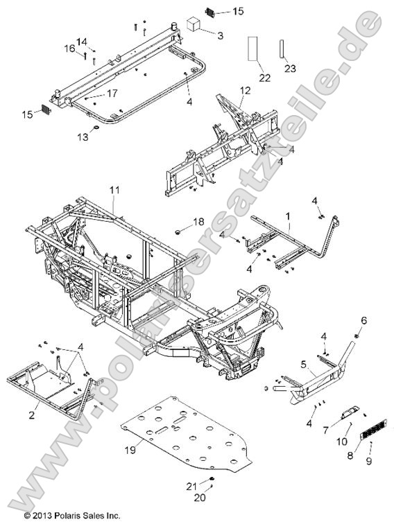 Chassis, Frame and Front Bumper