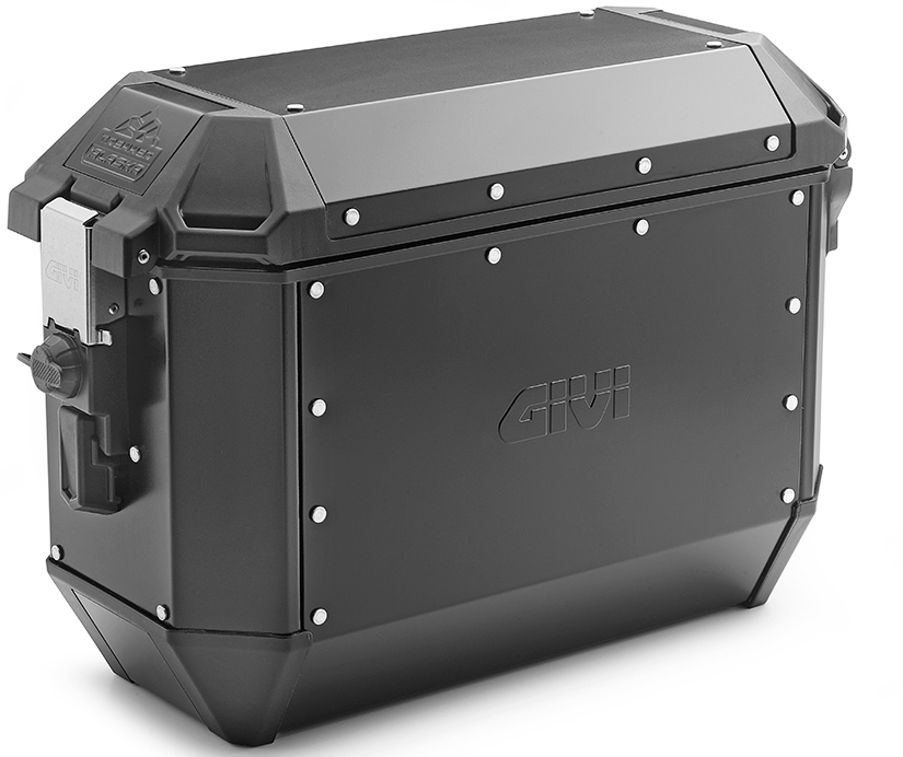 Givi Monokey Trekker Alaska ALA36B Black Line Alu Seitenkoffer - je 36 Liter - schwarz