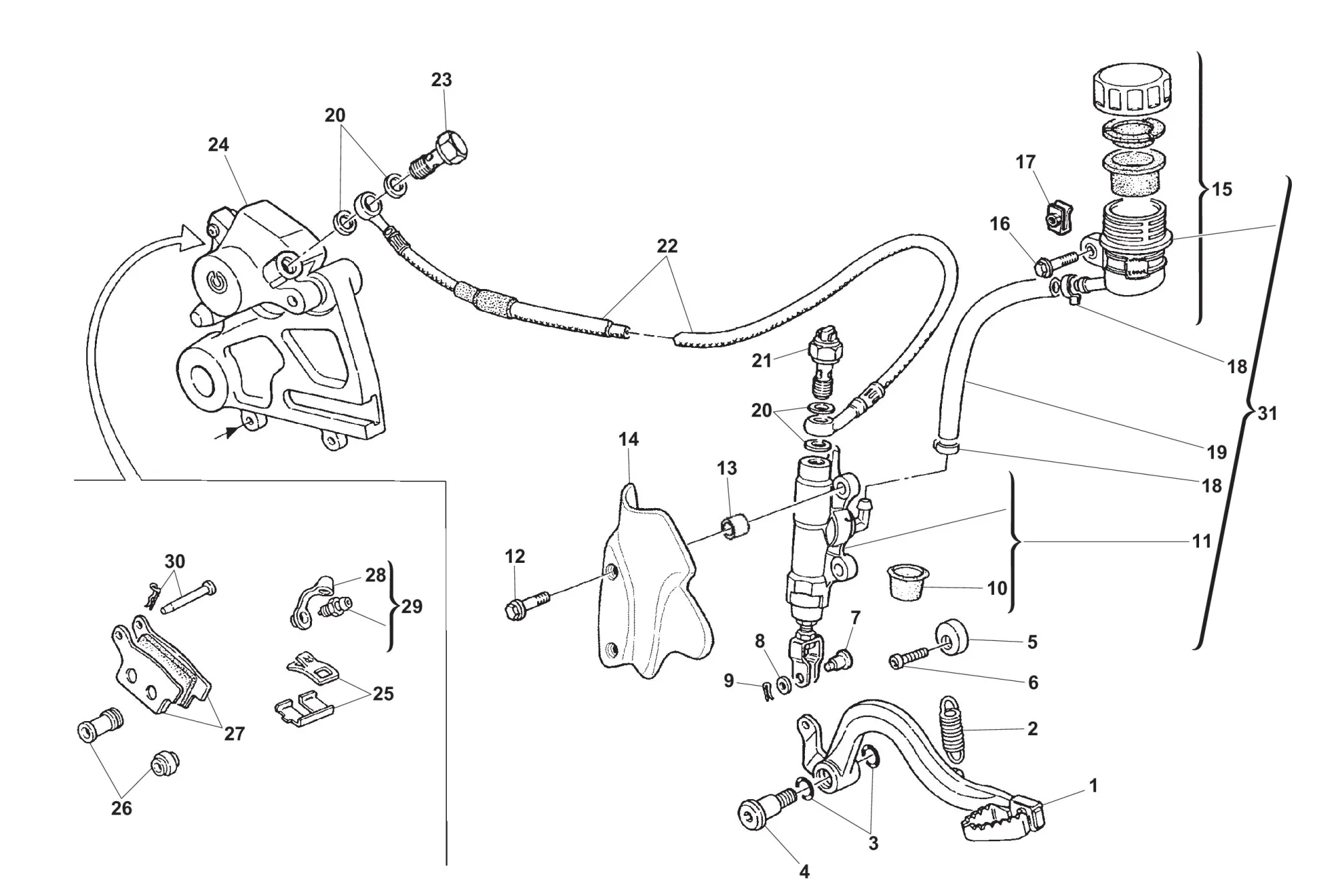 Bremssystem hinten Bremssystem hinten