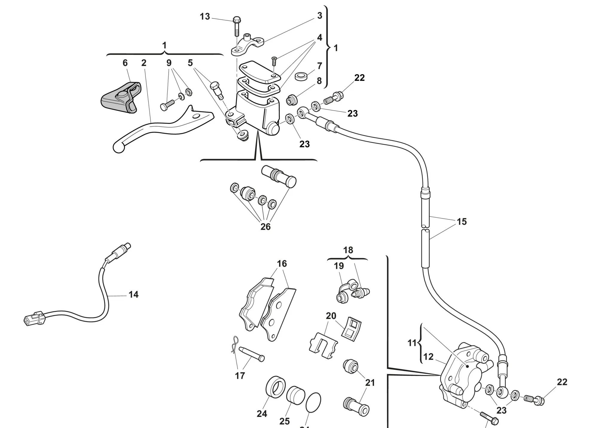 Bremssystem vorne RS 300