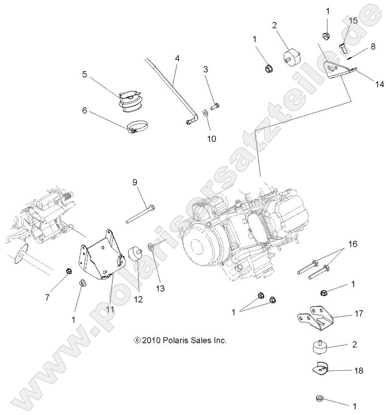 ENGINE, MOUNTING ENGINE, MOUNTING