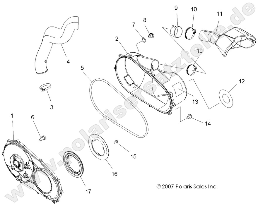 BODY, CLUTCH COVER BODY, CLUTCH COVER