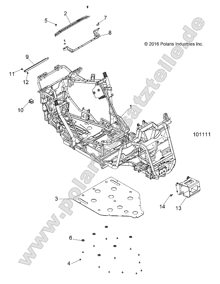 Chassis, Main Frame and Skid Plate