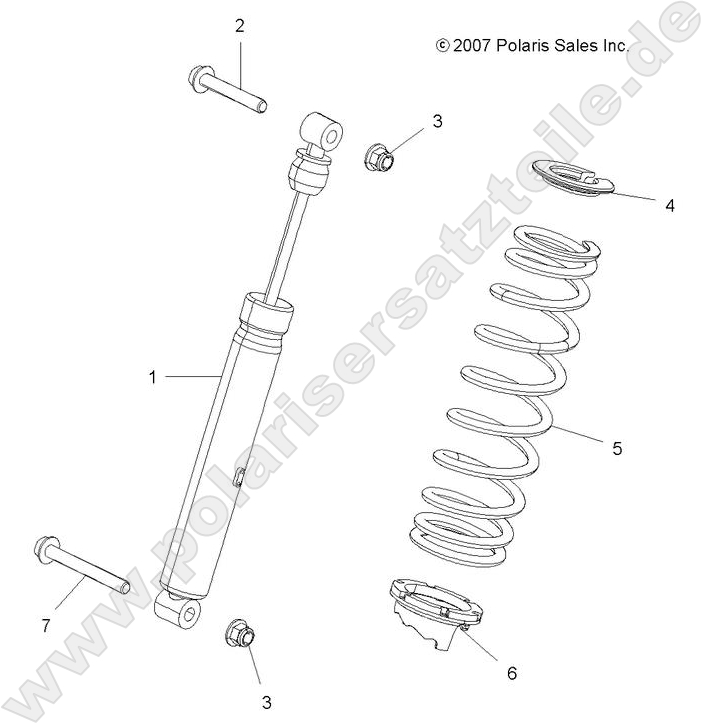 SUSPENSION, SHOCK, REAR