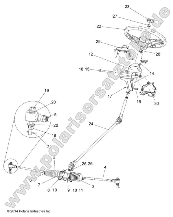 Steering, Steering Asm.