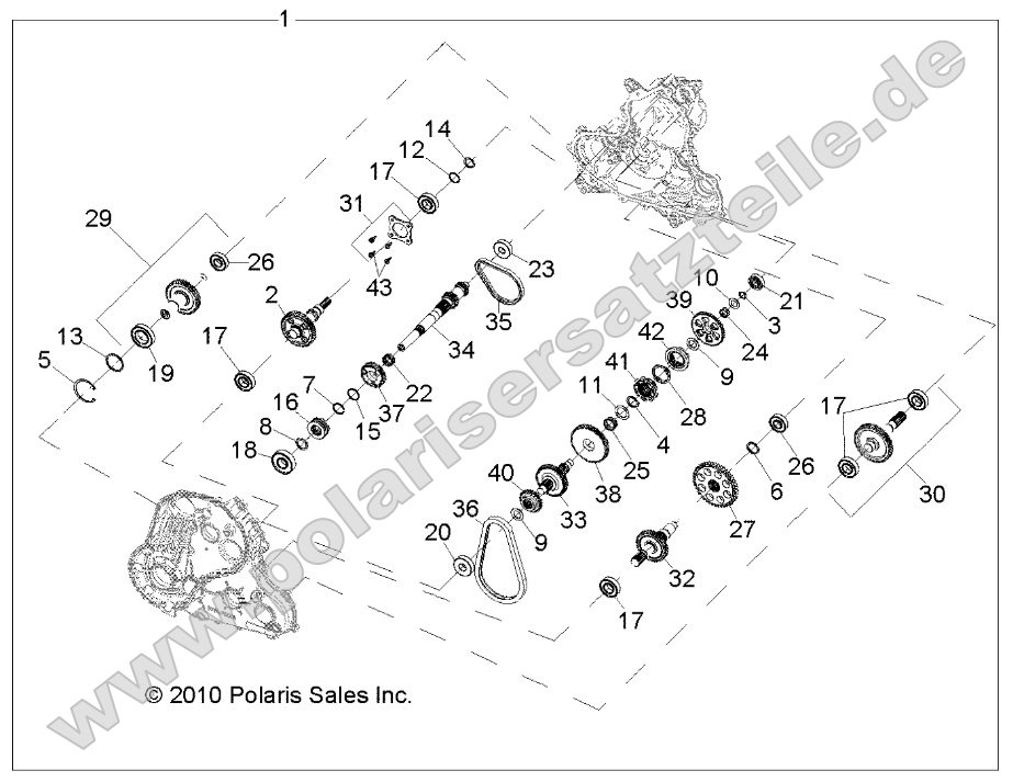 Drive Train, Main Gearcase Internals