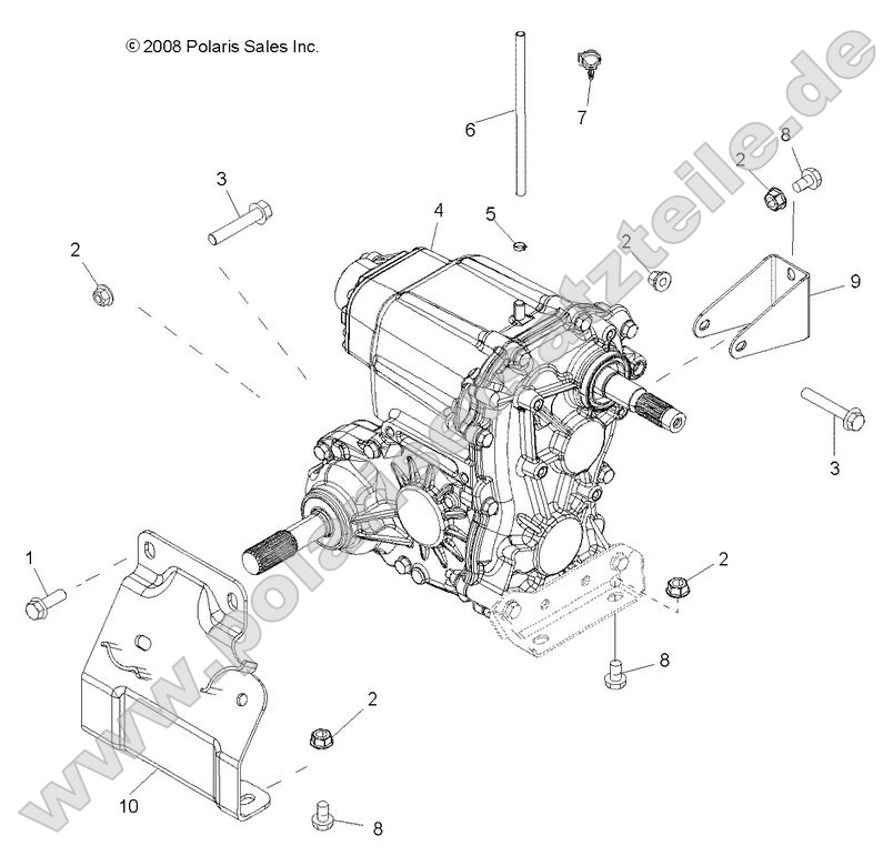 Drive Train, Main Gearcase Mounting