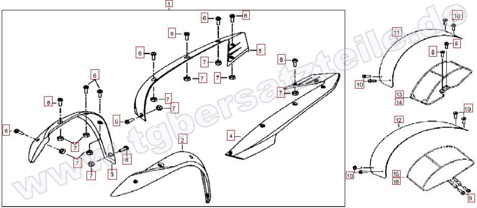 Kotflügelverbreiterung-Kotflügel vorne und hinten