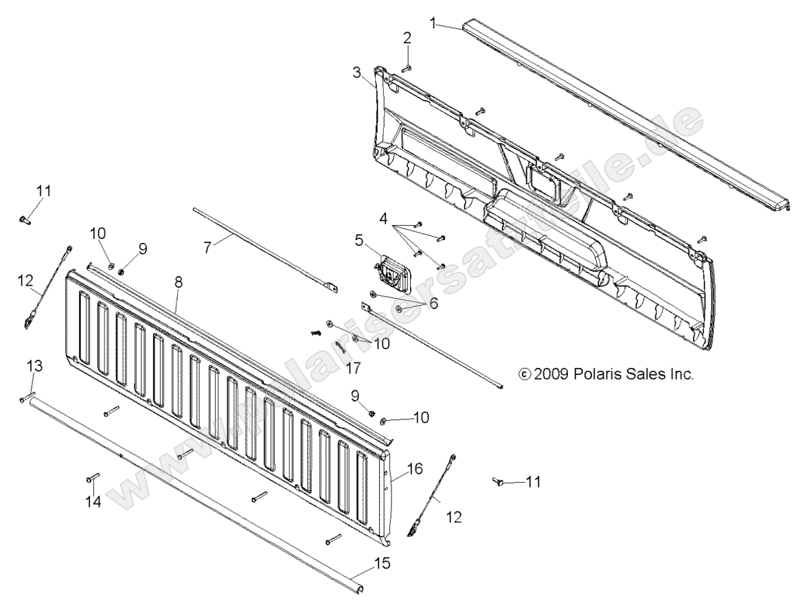 Body, Tailgate Asm. Body, Tailgate Asm.